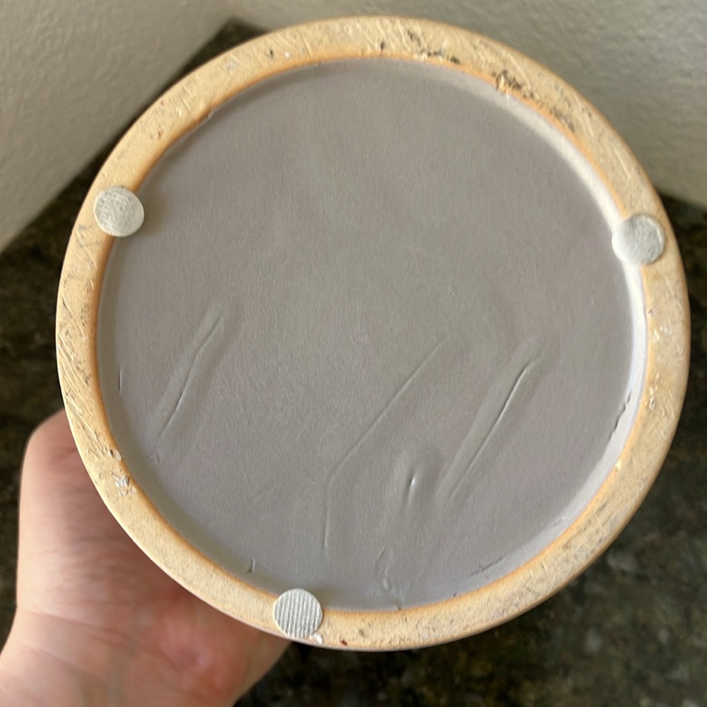 Ceramic Planter with Saucer - Picture 5 of 8